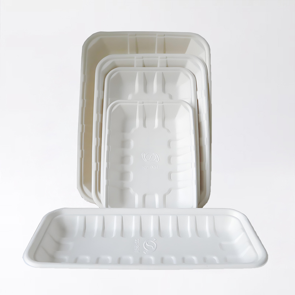 Bagasse Clamshell Box