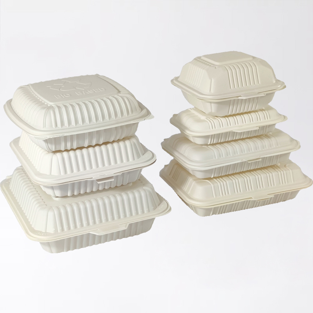 Bagasse Clamshell Box