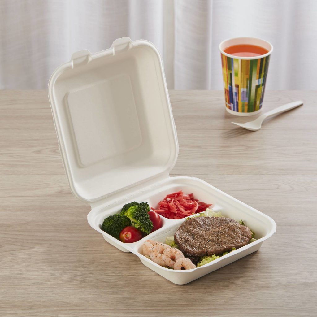 Biodegradable Sugarcane Bagasse Food Containers