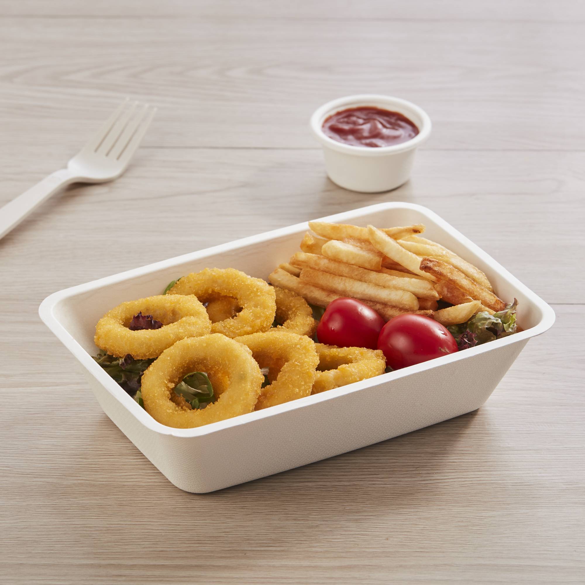 BPA PFAS Free Biodegradable Food Containers with Lids