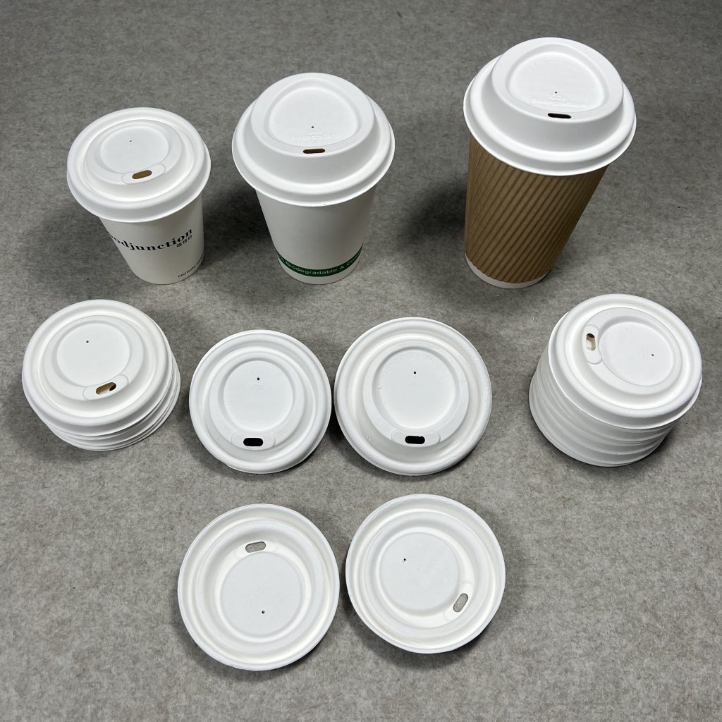 Compostable Cup Lids 90mm Coffee Cup Lids