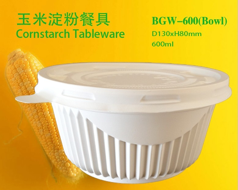 Eco Friendly Cornstarch Bowls