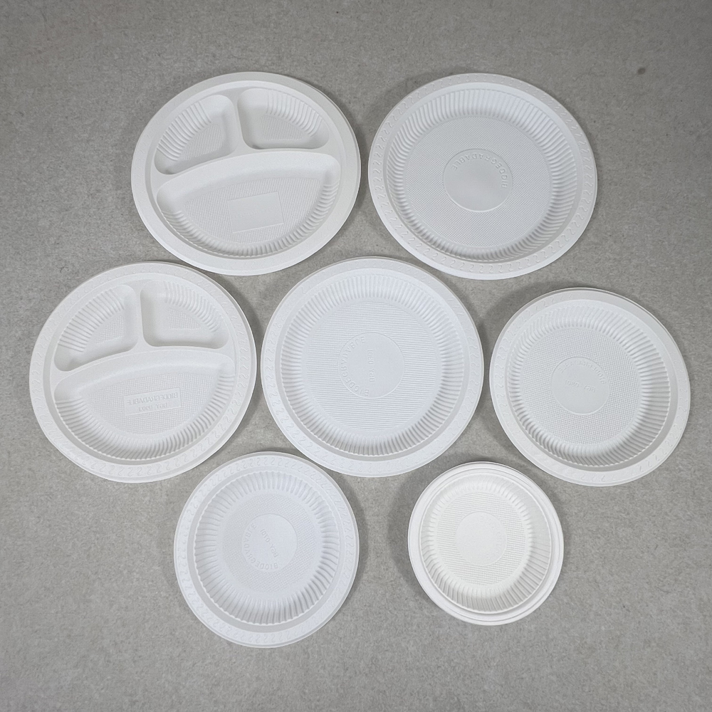 Cornstarch Disposable Plates 9 inch