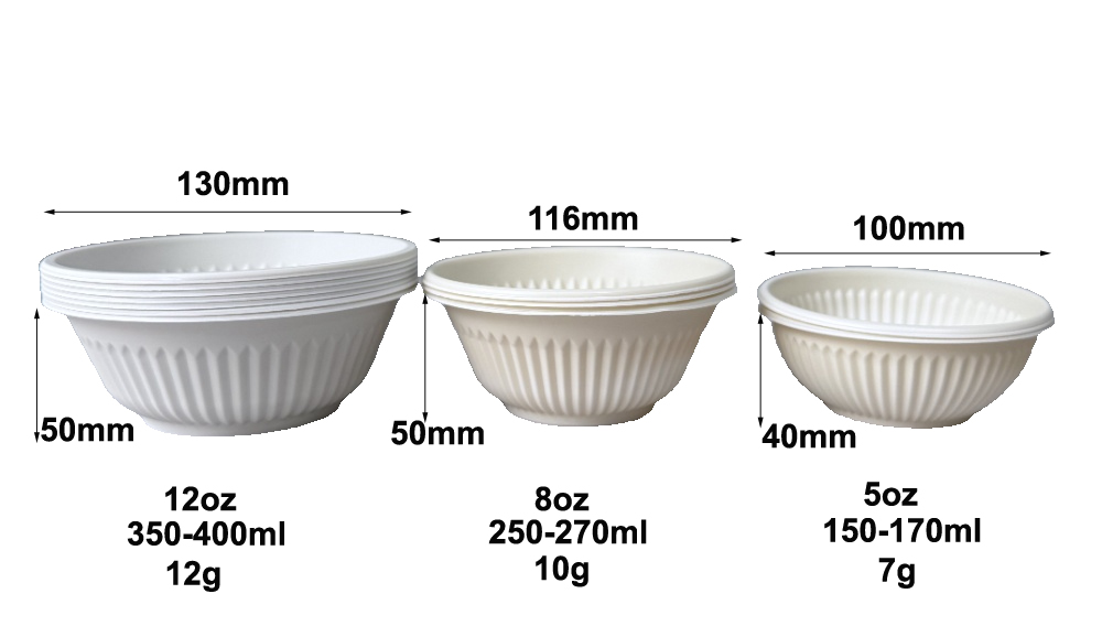 Disposable Corn Starch Bowls