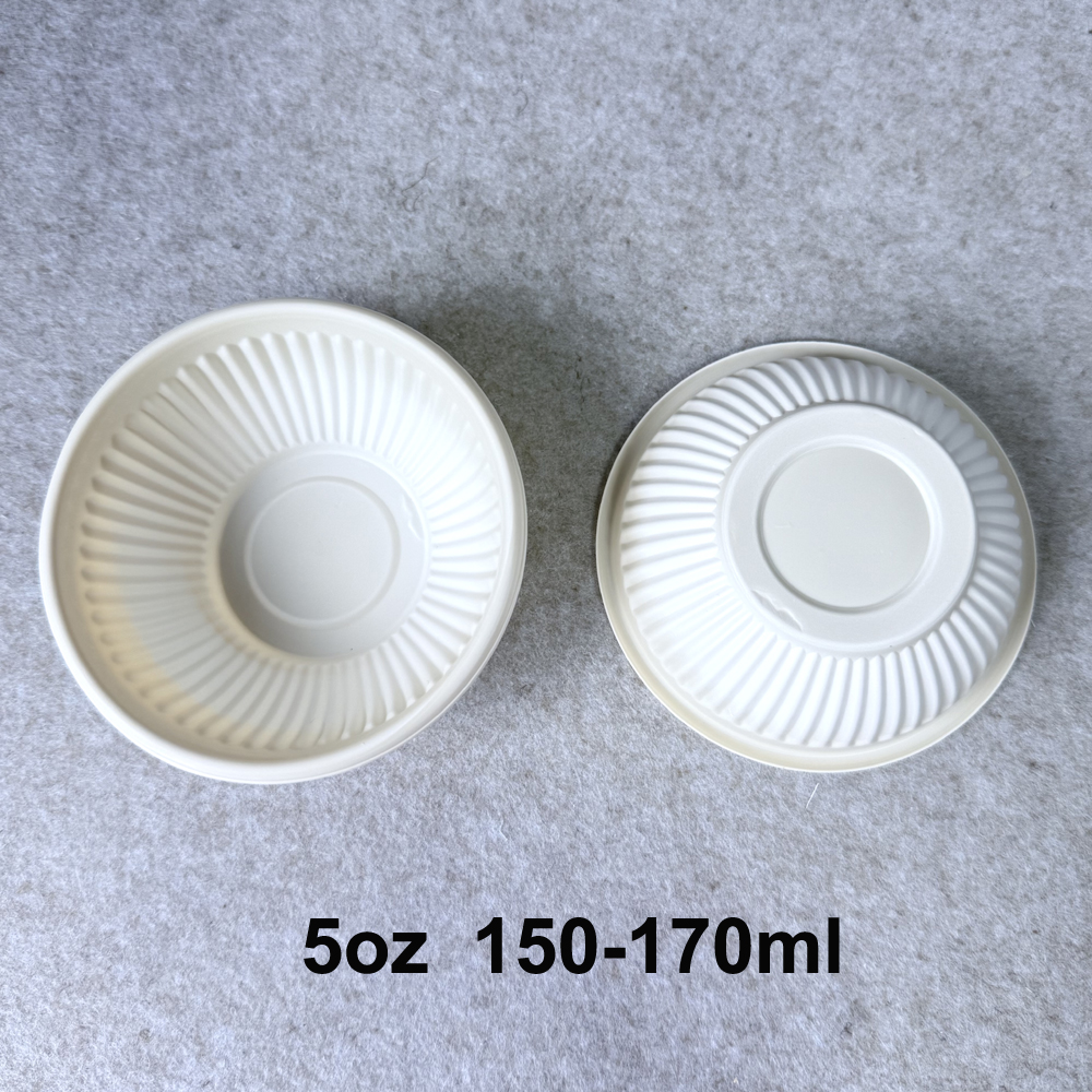 Disposable Compostable Plastic Bowls 12oz Cornstarch