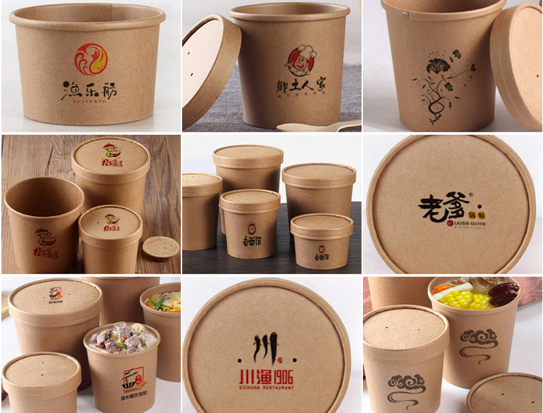 Takeaway To Go Soup Containers With Lids