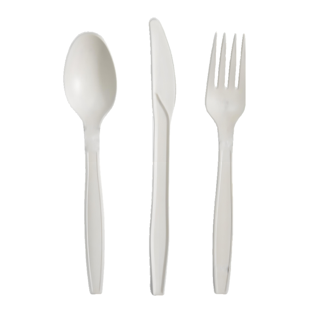 Cornstarch Spoon Fork