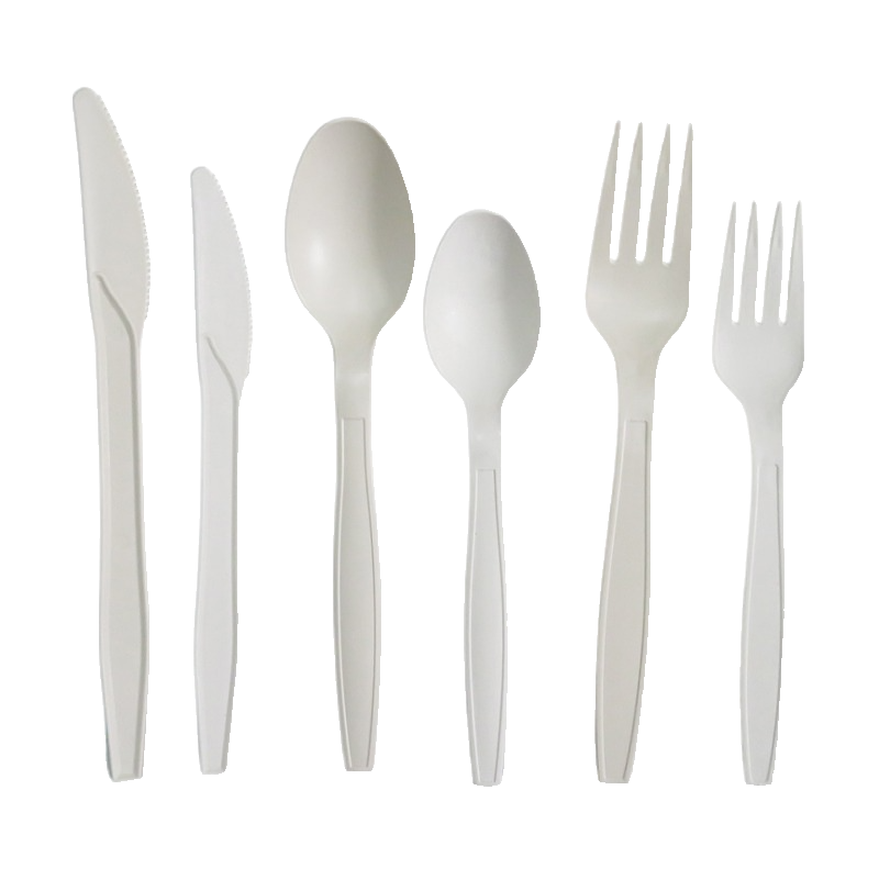 Cornstarch Spoon Fork