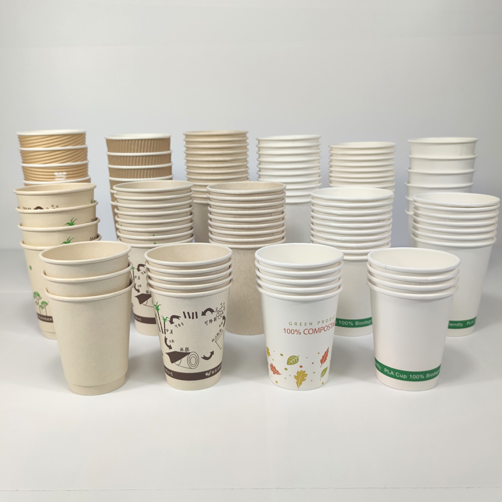 8/12/16/20 oz Compostable Hot Cups