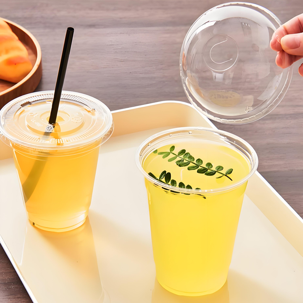 Biodegradable Plastic Cups with Lids