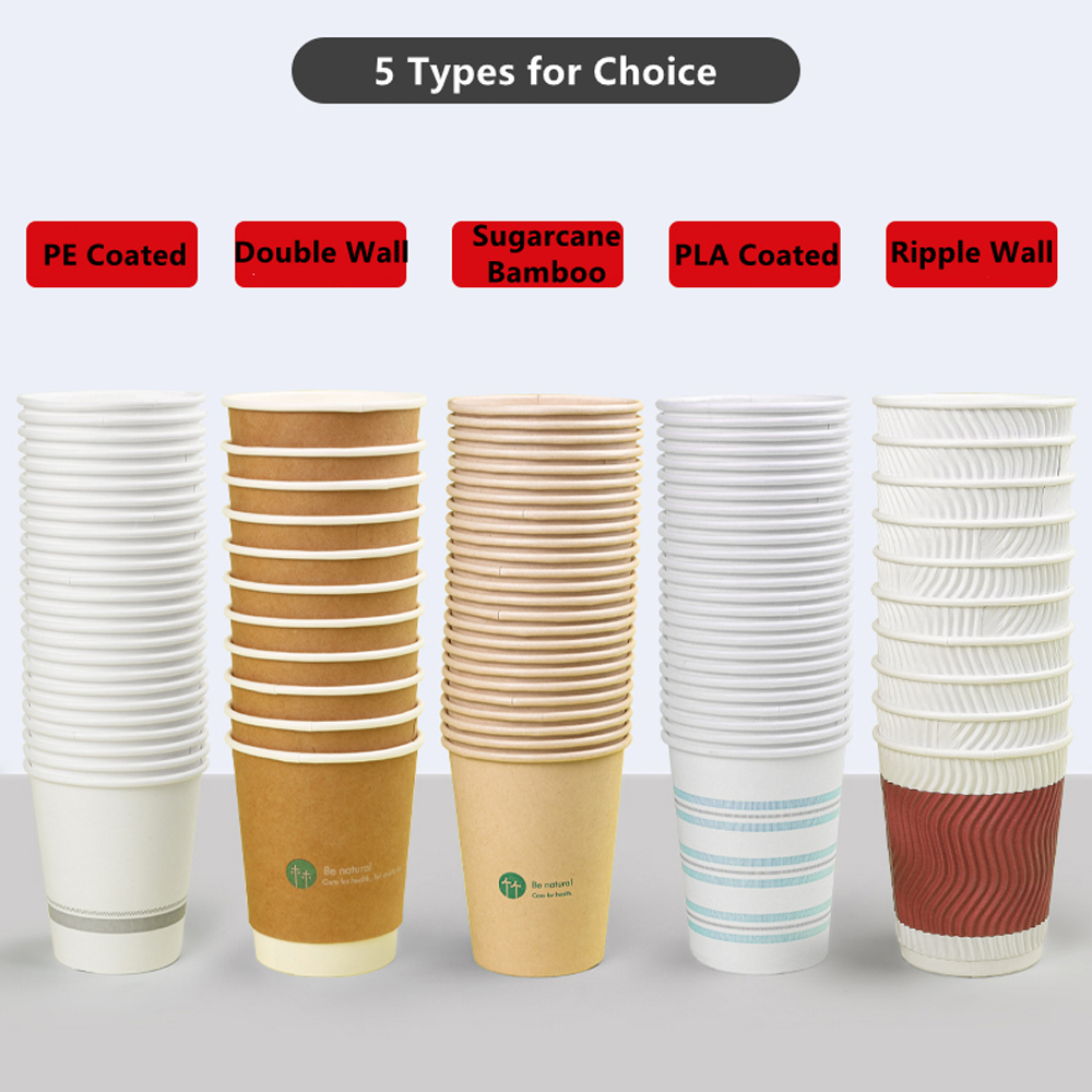 Disposable Coffee Cups with Lids