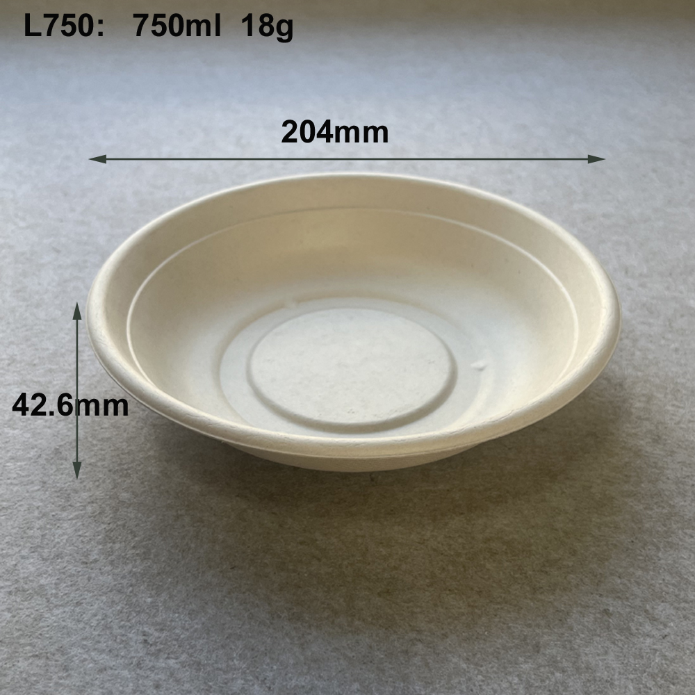 Sugarcane Bagasse Biodegradable Bowls With Lids For Salad