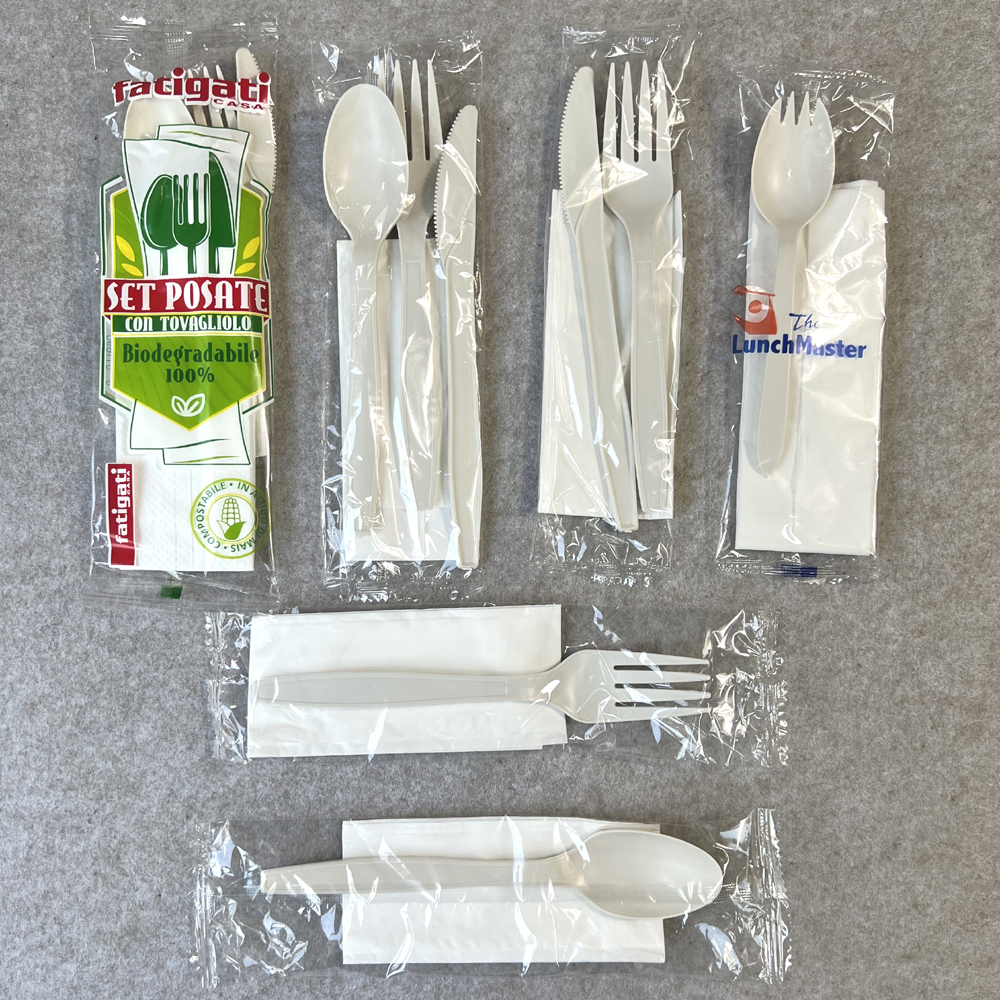 Compostable Biodegradable Cutlery Set 4