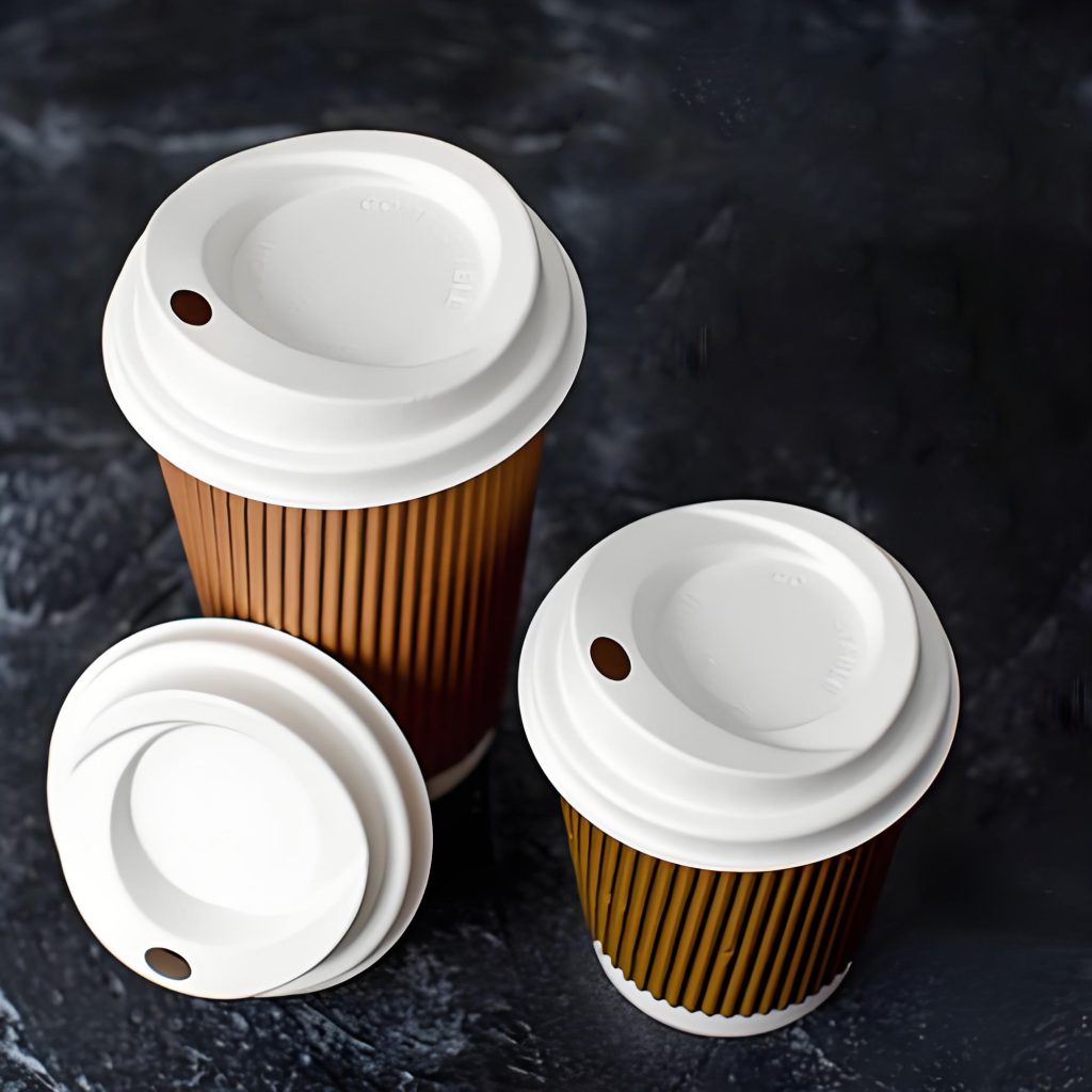 Pulp Molded Cup Lids 1