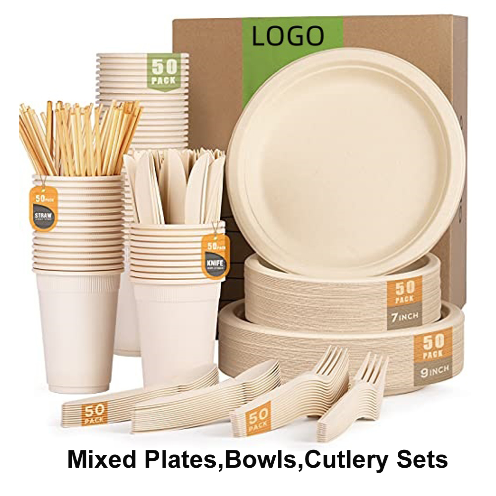 Pack of Plates BowlsCutlery Sets