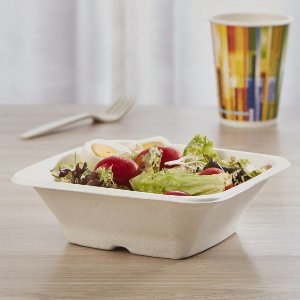 Square Bagasse Tableware