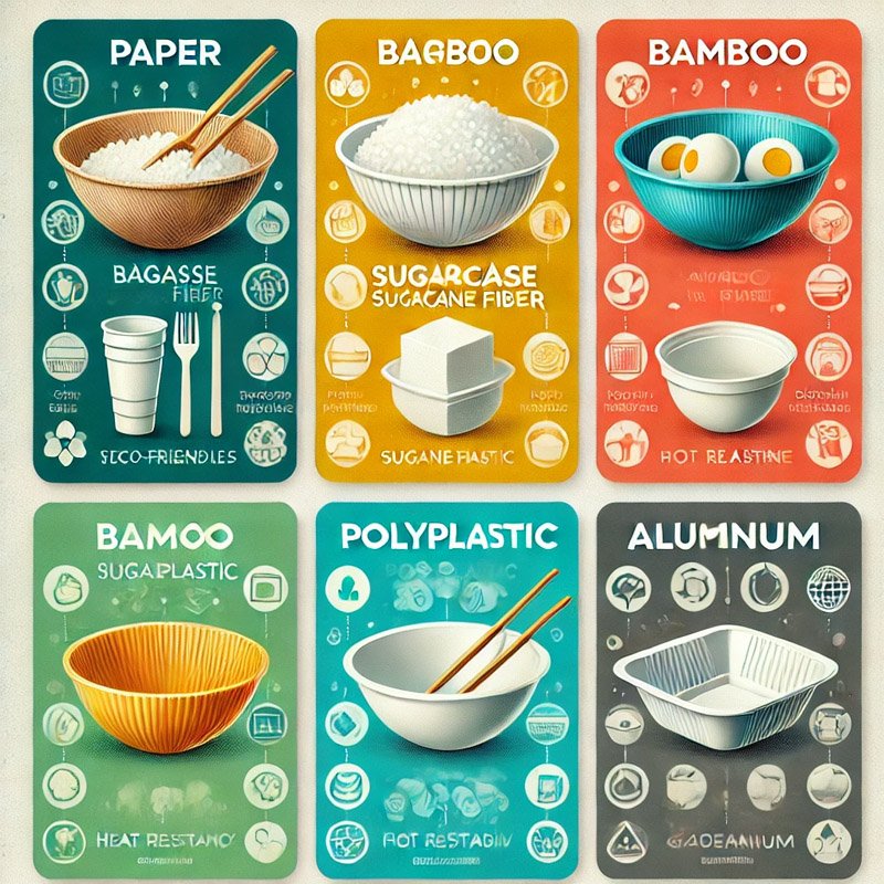 Exploring Different Materials for Disposable Bowls